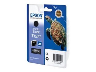 Epson T1571XL Tortue - noir photo - cartouche d'encre originale