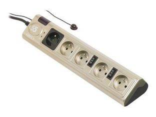 INFOSEC S5 Eco TV - Multiprise parafoudre 5 prises - parasurtenseur