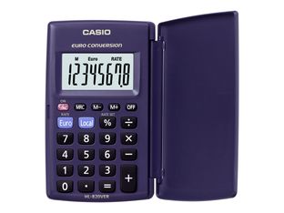 Calculatrice de poche Casio HL-820VER - 8 chiffres - alimentation batterie