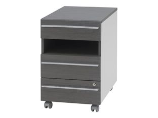 Caisson mobile HARMONICA - 3 tiroirs - Chêne gris