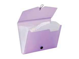 Viquel Propysoft - Classeur ménager (valisette trieur) 12 onglets - disponible dans différentes couleurs