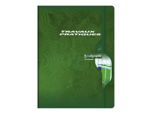 Calligraphe 7000 - Cahier de travaux pratique - 24 x 32 cm - 144 pages - grands carreaux (Seyes)/uni - couleurs assorties