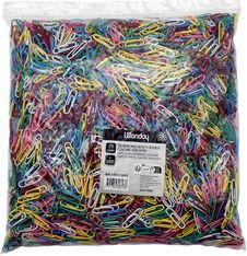 Wonday - Trombones bouts ronds - 25 mm - coloris assortis - sachet de 5000