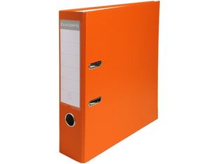 Exacompta - Archivaor de anillas - ancho de la espina: 80 mm - para A4, A4 Maxi - capacidad: 600 hojas - naranja