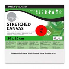 Daler-Rowney Simply 3D - Châssis entoilé - 20 x 20 cm