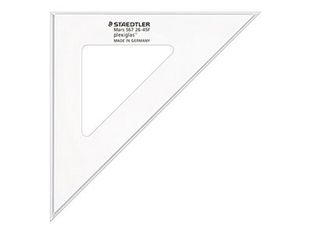 STAEDTLER Mars - Équerre - 20 cm - 45°, 45° - plastique