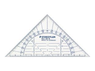 STAEDTLER Mars - Équerre - 16 cm - 45°, 45° - transparent