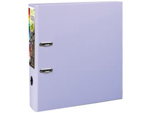 Exacompta Prem'Touch - Classeur à levier - Dos 80 mm - A4 Maxi - pour 715 feuilles - lilas