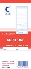 Elve - Bloc additions 50 dupli - format 235x102 mm