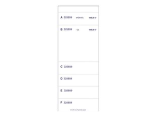 ELVE - Bloc brasserie - 50 feuilles - 100 x 259 mm - en double