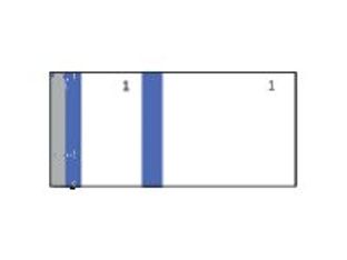 ELVE - Bloc vendeurs de 100 tickets - 60 x 135 mm - blanc