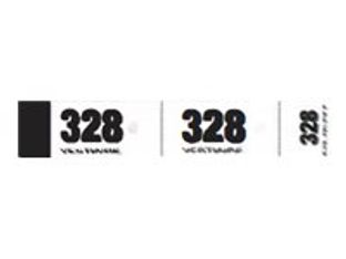 ELVE - Carnet de 50 tickets de vestiaire 3 volets - 30 x 200 mm - numéroté - blanc