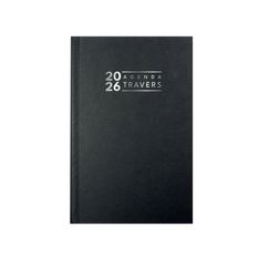 Agenda Travers - 1 jour par page - 13,5 x 21 cm - noir - Exacompta