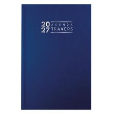 Agenda de bureau Carré ordinaire- Travers horaire - 1 jour par page - 13,5 x 21 cm - disponible dans différentes couleurs - Exacompta