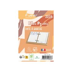 Bloc-Pratic - Bloc de bureau - date à gauche - papier recyclé - Exacompta