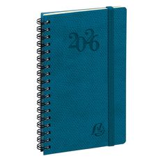 Agenda de poche spiralé Swan Eurotime 16W - 1 semaine sur 2 pages - 9 x 16 cm - disponible dans différentes couleurs - Exacompta