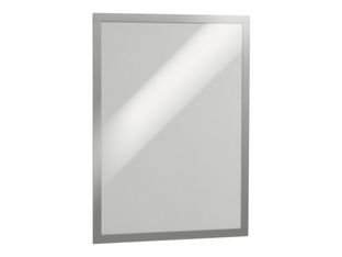 Durable Duraframe - 2 Cadres d'affichage adhésif repositionnable - A3 - argent