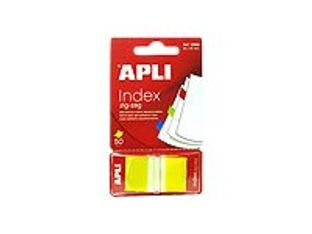 Apli - Marque-pages (Index) - 25 x 45 mm - jaune