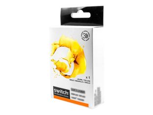 SWITCH - 12 ml - amarillo - compatible - cartucho de tinta (alternativa para: Brother LC1100C, Brother LC980C) - para Brother DCP-193, 195, 197, 365, 373, 375, 377, 395, J715, MFC-255, 295, 5895, 795, J615