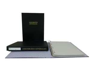 ELVE - Classeur d'assemblées générales avec recharge - A4