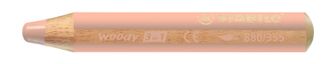 STABILO Woody 3 in 1 - Crayon de couleur pointe large - rose chair