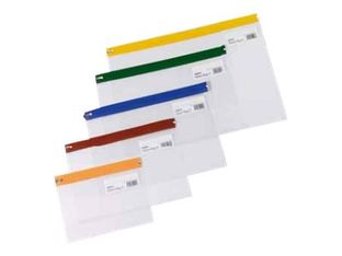 Snopake Zippa-Bag - Pochette renforcée zippée - 405 x 260 mm - disponible dans différentes couleurs