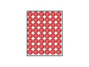 Apli Agipa - 192 Pastilles adhésives - étiquettes remise -50% - rose pastel