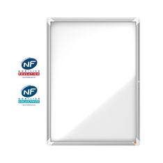 Nobo - Vitrine d'affichage - 9 feuilles A4 - surface magnetique - porte battante - 70,8 x 96,9 x 4,3 cm