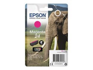 Epson 24 - 4.6 ml - magenta - original - cartucho de tinta - para Expression Photo XP-55, 750, 760, 850, 860, 950, 960, 970; Expression Premium XP-750, 850