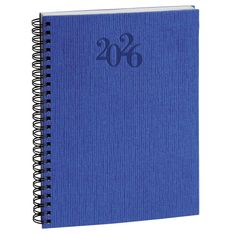 Agenda spiralé rigide Napura Visuel W - 1 semaine sur 2 pages - 15 x 21 cm - disponible dans différentes couleurs - Exacompta