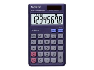 Calculatrice de poche Casio SL-300VER - 8 chiffres - alimentation batterie et solaire