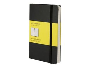 Moleskine Pocket - Carnet - 9 x 14 cm - 192 pages - Petits carreaux - noir