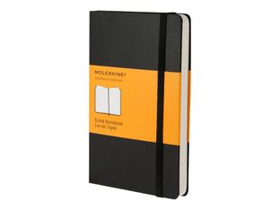 Moleskine Classic Large - Cahier - 130 x 210 mm - 240 pages - papier ivoire - ligné - noir