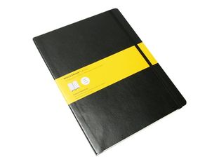 Moleskine Classic X- LARGE - Carnet - 190 x 250 mm - 192 pages - Petits carreaux - noir