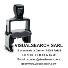 Tampon métallique personnalisé avec 7 lignes de texte - zone d'impression 56 x 26 mm - Trodat Professional 5204