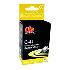 UPrint C-41 - 18 ml - tamaño XL - color (cian, magenta, amarillo) - compatible - refabricado - cartucho de tinta (alternativa para: Canon CL-41) - para Canon PIXMA iP1800, iP1900, iP2600, MP140, MP190, MP210, MP220, MP470, MX300, MX310