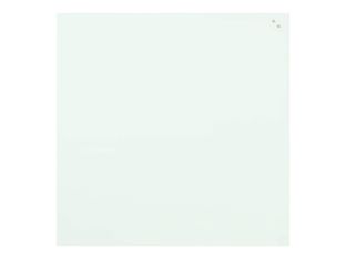 Naga - Tableau en verre - 100 x 100 cm - Blanc