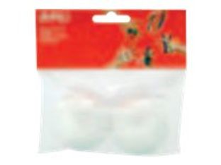 Apli - 2 boules polystyrène - blanc
