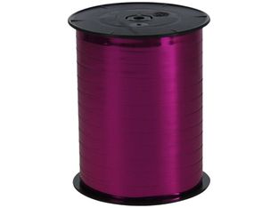 Maildor - Bolduc métallisé - ruban d'emballage 7 mm x 250 m - cyclamen