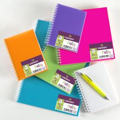 Canson - Cahier à dessin spiralé - 50 feuilles - A4 - 120G - disponible dans différentes couleurs
