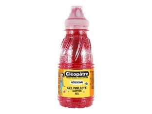 Cléopâtre NÉFERTARI - Peinture gel à paillettes - rouge - 250 ml