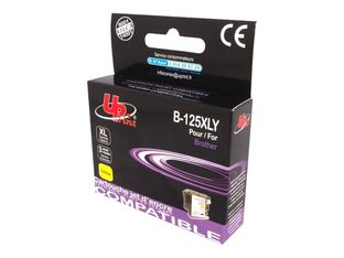 Cartouche compatible Brother LC125XL - jaune - Uprint