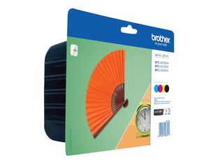 Brother LC125XL/LC129XL - Pack de 4 - noir, cyan, magenta, jaune - cartouche d'encre originale