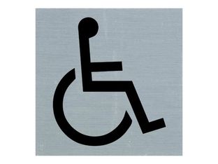 Pickup Alulook - Pictogramme Handicapés - 80 x 80 mm