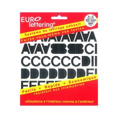 Pickup - Eurolettering Helvetica 20mm lettres noir