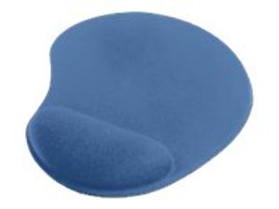 Ednet - Tapis de souris avec repose-poignet - Bleu
