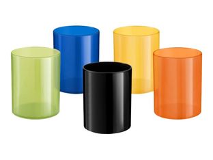 Elami - Pot à crayons - plastique - jaune