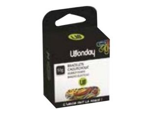 Wonday - Bracelets caoutchouc - élastiques - 50 g - couleurs assorties
