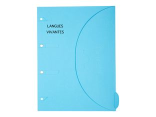 Smartfolder - Chemise à 3 rabats - langues vivantes