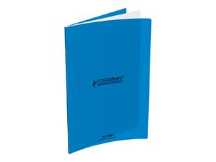 Conquérant Classique - Cahier polypro 24 x 32 cm - 96 pages - grands carreaux (Seyes) - bleu